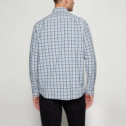 GabrielSi Slub Check - Warm beige