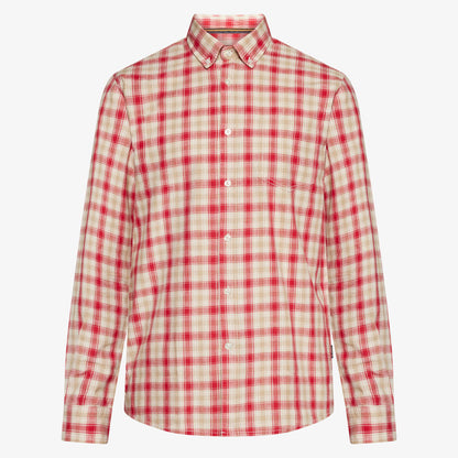 GabrielSi Slub Check - Dusty red