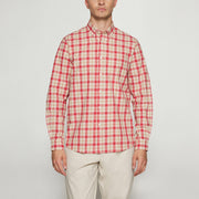 GabrielSi Slub Check - Dusty red