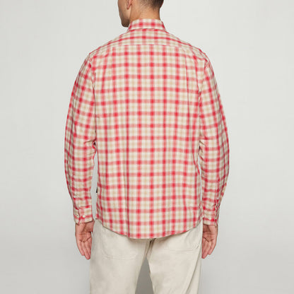 GabrielSi Slub Check - Dusty red