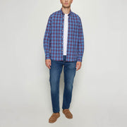 GabrielSi Slub Check - True blue