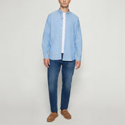 GeoSi Slub Solid - Blue Legacy