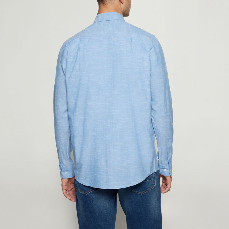 GeoSi Slub Solid - Blue Legacy