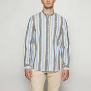 GustavSi Slub Stripe - Blue Captain