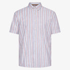 GioSi Slub Stripe - Dusty red