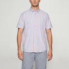 GioSi Slub Stripe - Dusty red