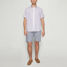 GioSi Slub Stripe - Dusty red
