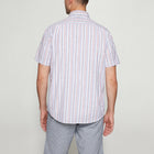 GioSi Slub Stripe - Dusty red