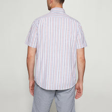 GioSi Slub Stripe - Dusty red