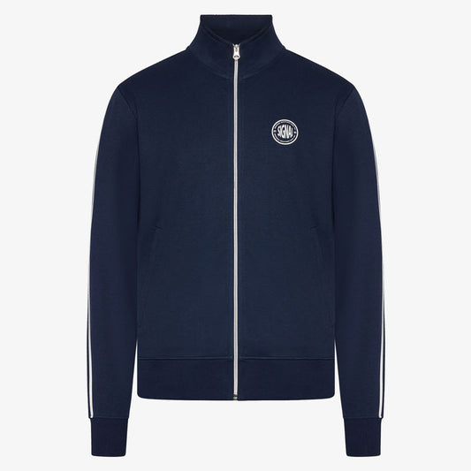 MattsSi Zip Sweat Cardigan - Deep Marine