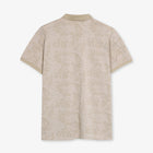 RavenSi Aop Jaquard Polo - Warm beige
