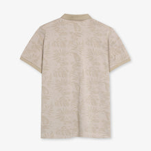 RavenSi Aop Jaquard Polo - Warm beige