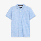 RavenSi Aop Jaquard Polo - Blue Wind