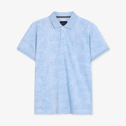 RavenSi Aop Jaquard Polo - Blue Wind