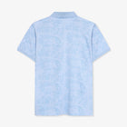 RavenSi Aop Jaquard Polo - Blue Wind