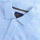 RavenSi Aop Jaquard Polo - Blue Wind