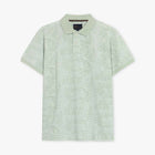 RavenSi Aop Jaquard Polo - Laurel Green