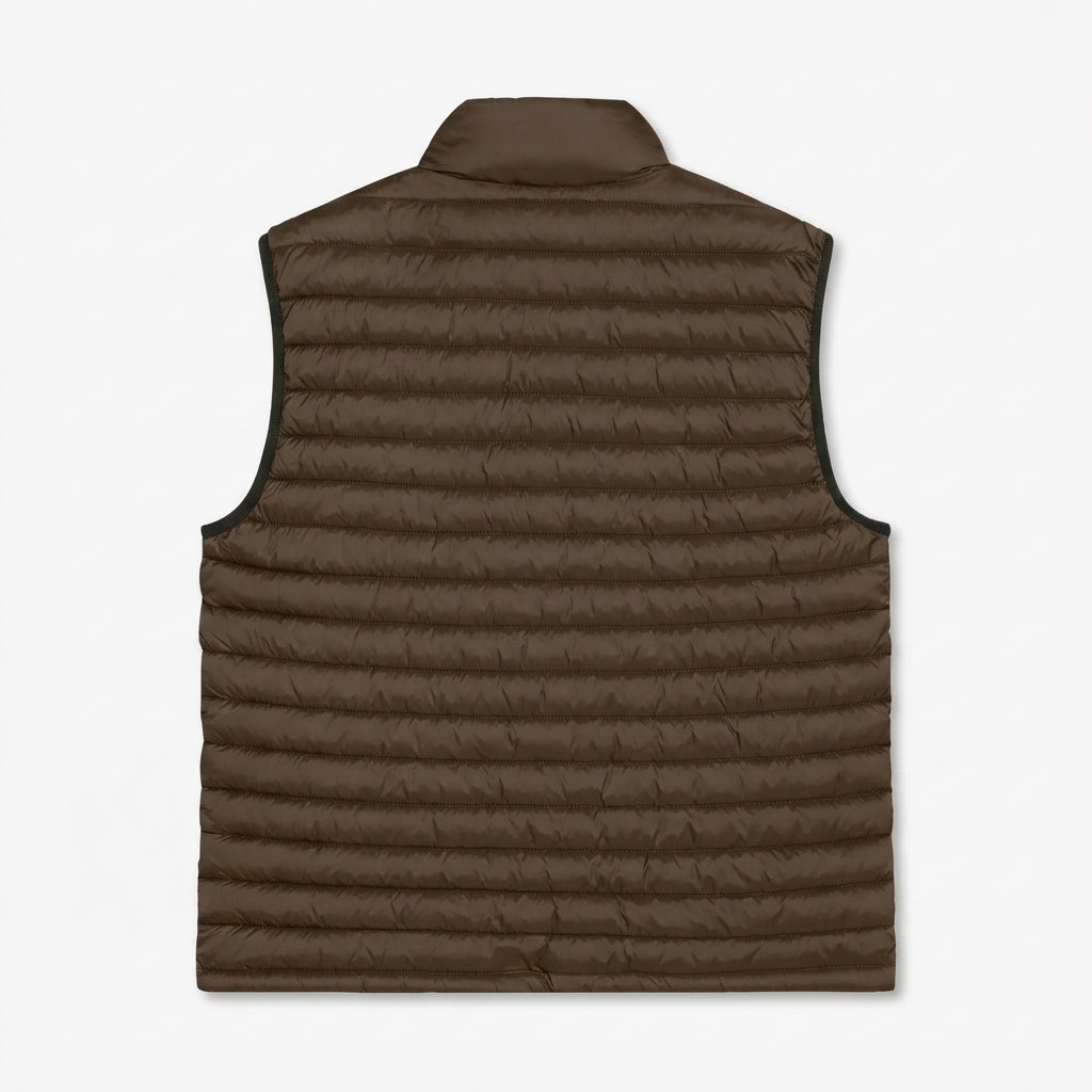 10279 LarrySi MiniPuf Vest - Espresso