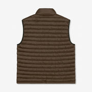 10279 LarrySi MiniPuf Vest - Espresso