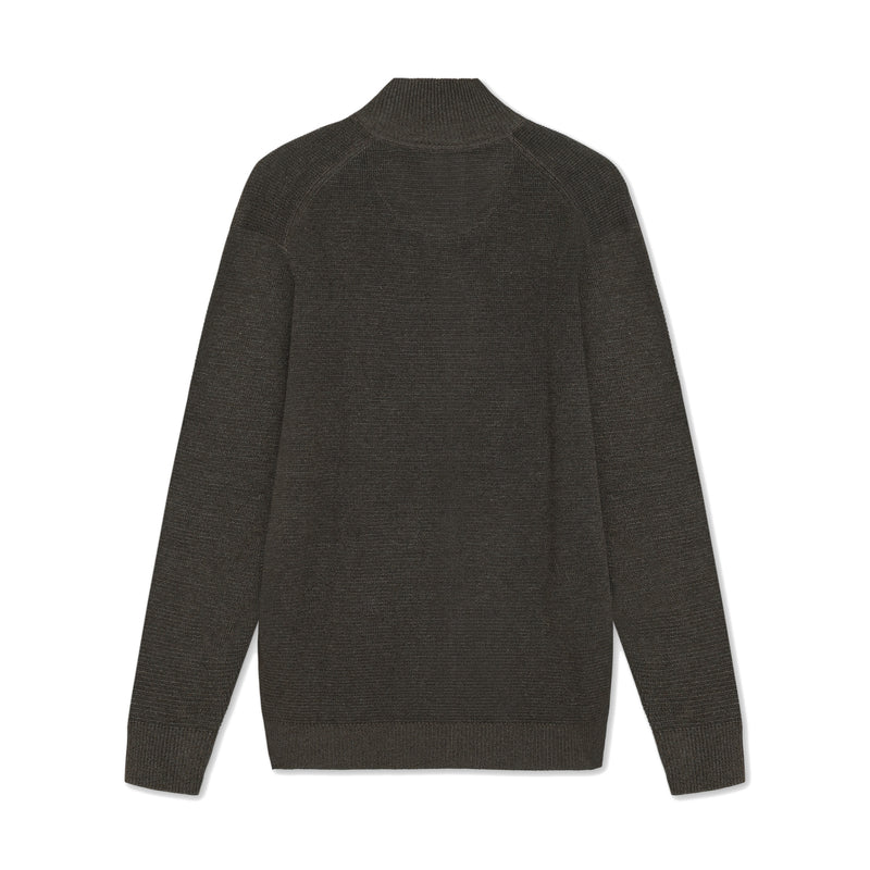 12499 ConnorSi Structure Cardigan + - Brown Coffee