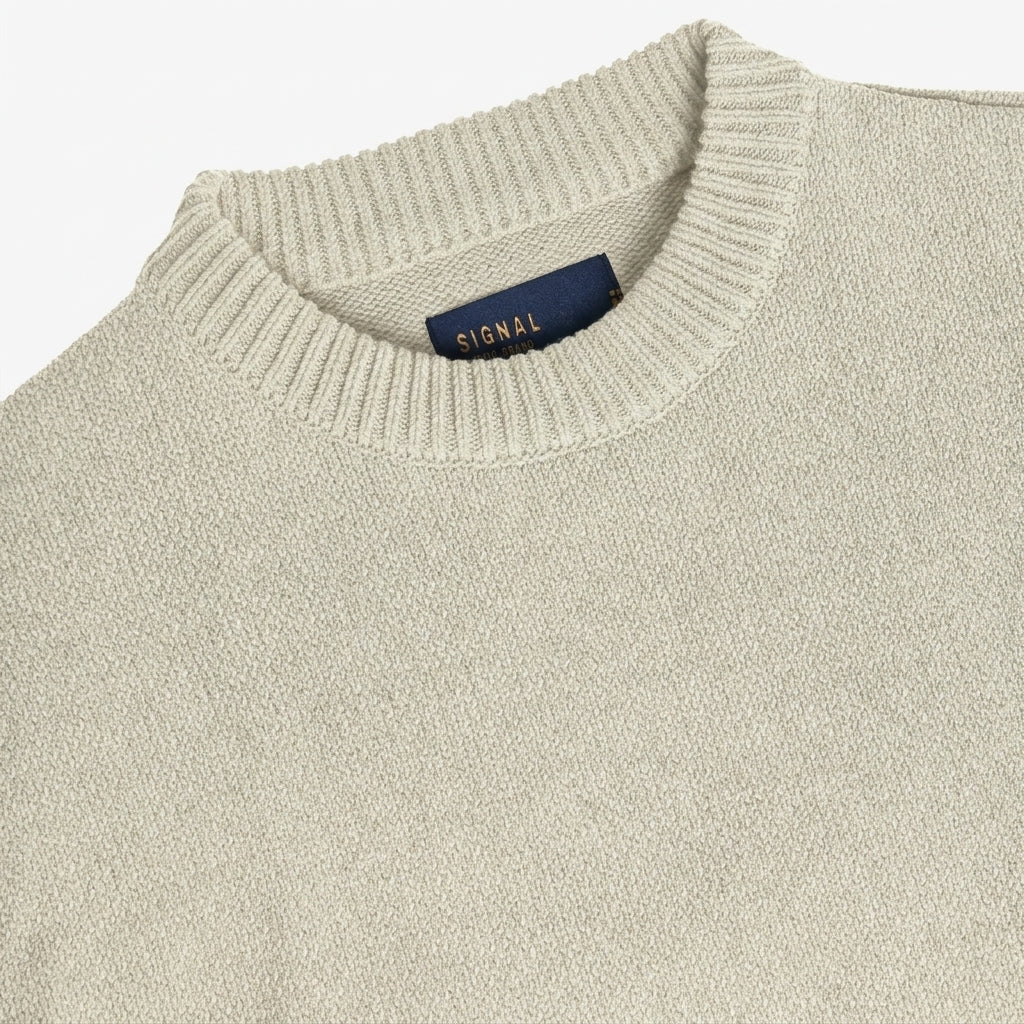 12528 UtahSi Knit + - Ivory Cream