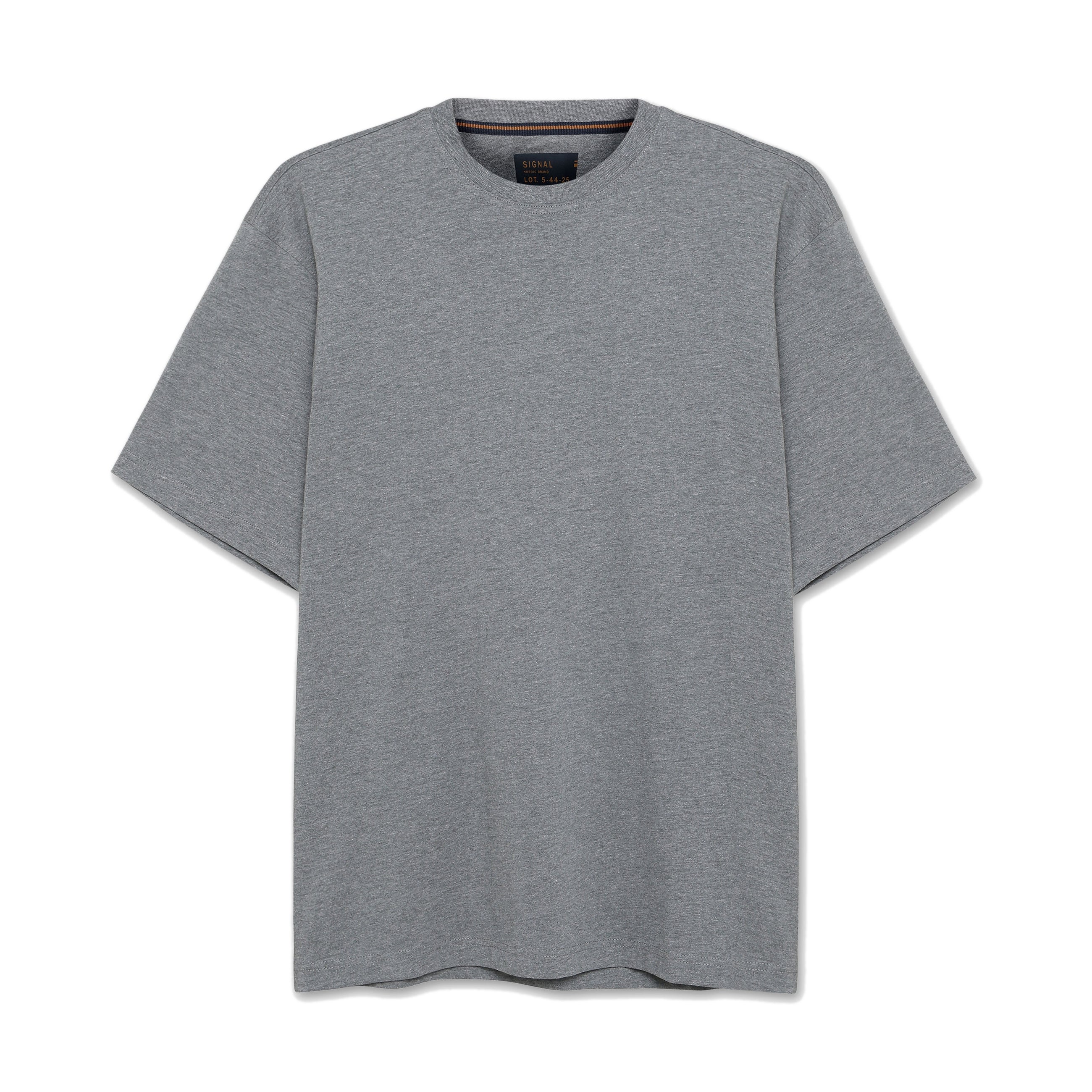 EddySi Tee + - Mid Grey Melange
