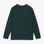 13632 FredSi Waffle Tee LS - Evergreen