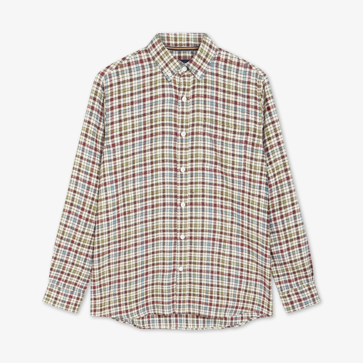 15859 MooreSi Multi Check - Rusty Red