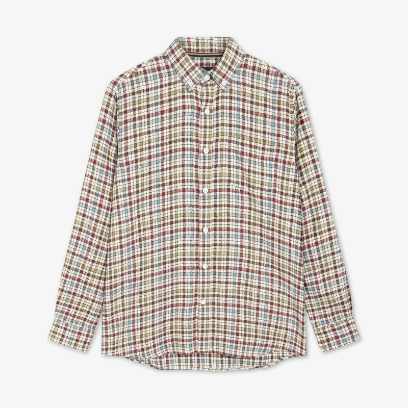 15859 MooreSi Multi Check - Rusty Red