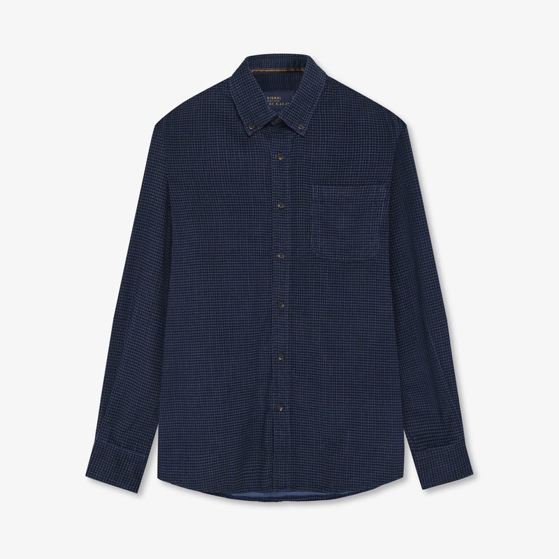 15861 MullSi Printed Cord - Deep Marine