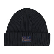 Rib Beanie - Black