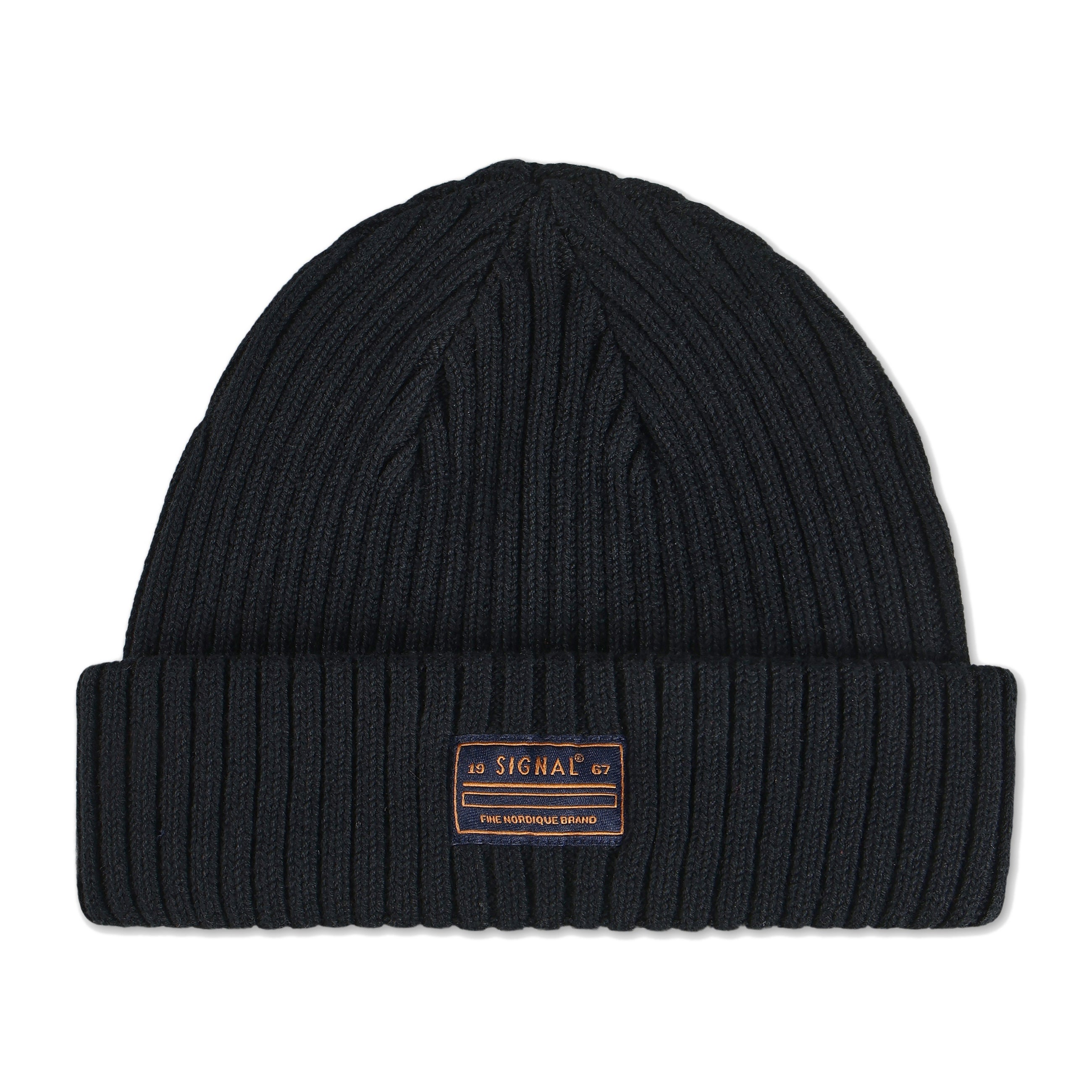 Rib Beanie - Black