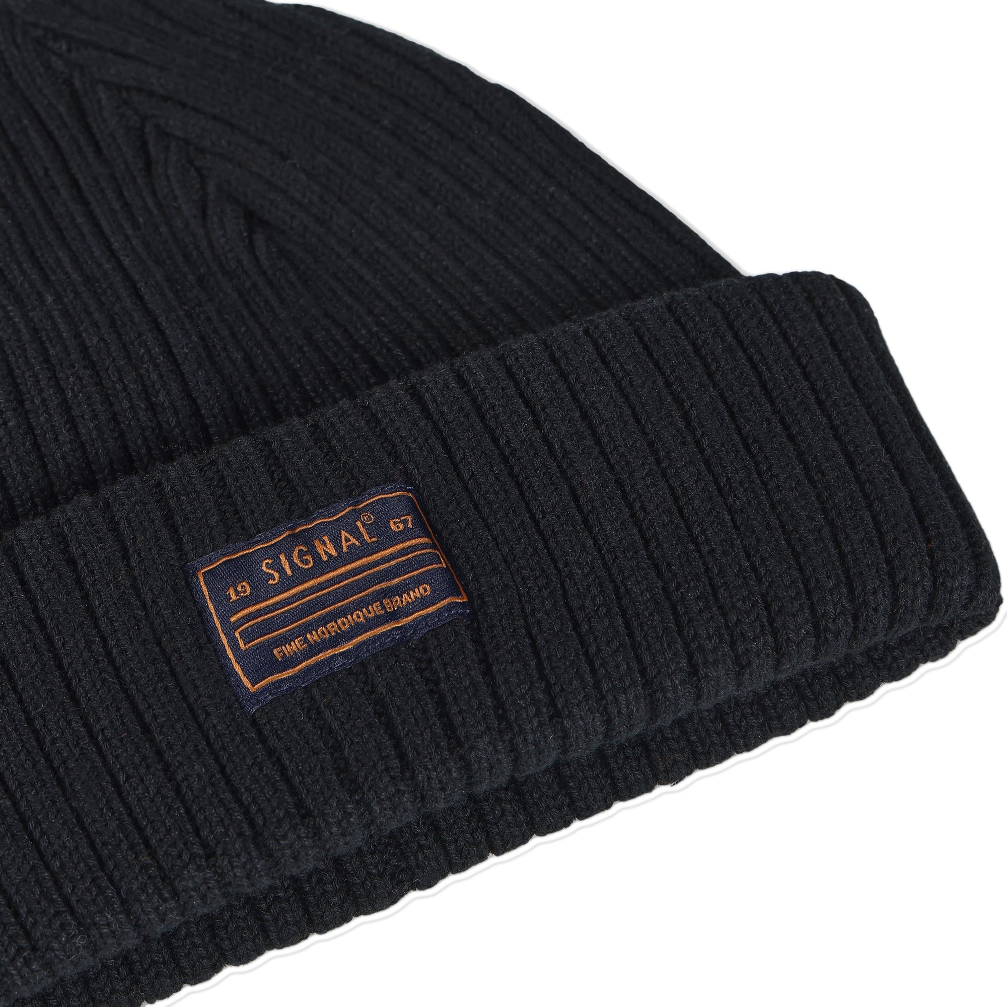 Rib Beanie - Black