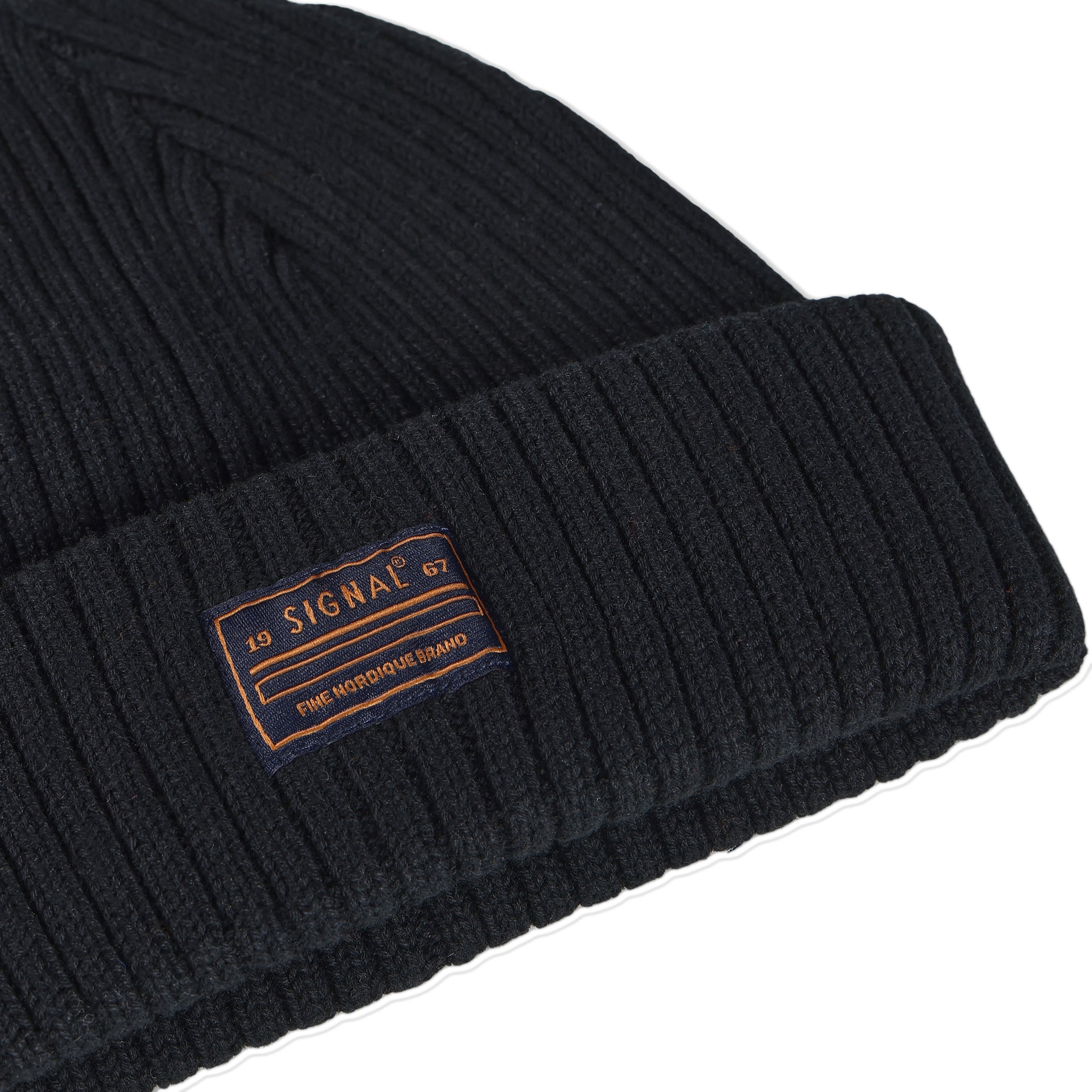 Rib Beanie - Black
