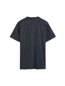PabloSi Front Print + - Mid Blue Melange